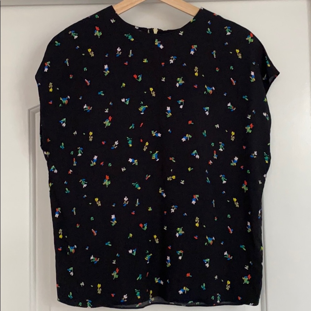 & other stories floral blouse